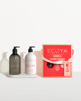 Guava & Lychee Sorbet Bathroom Gift Set Holiday Collection